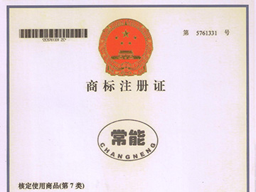 Trademark Registration Certificate - Changneng
